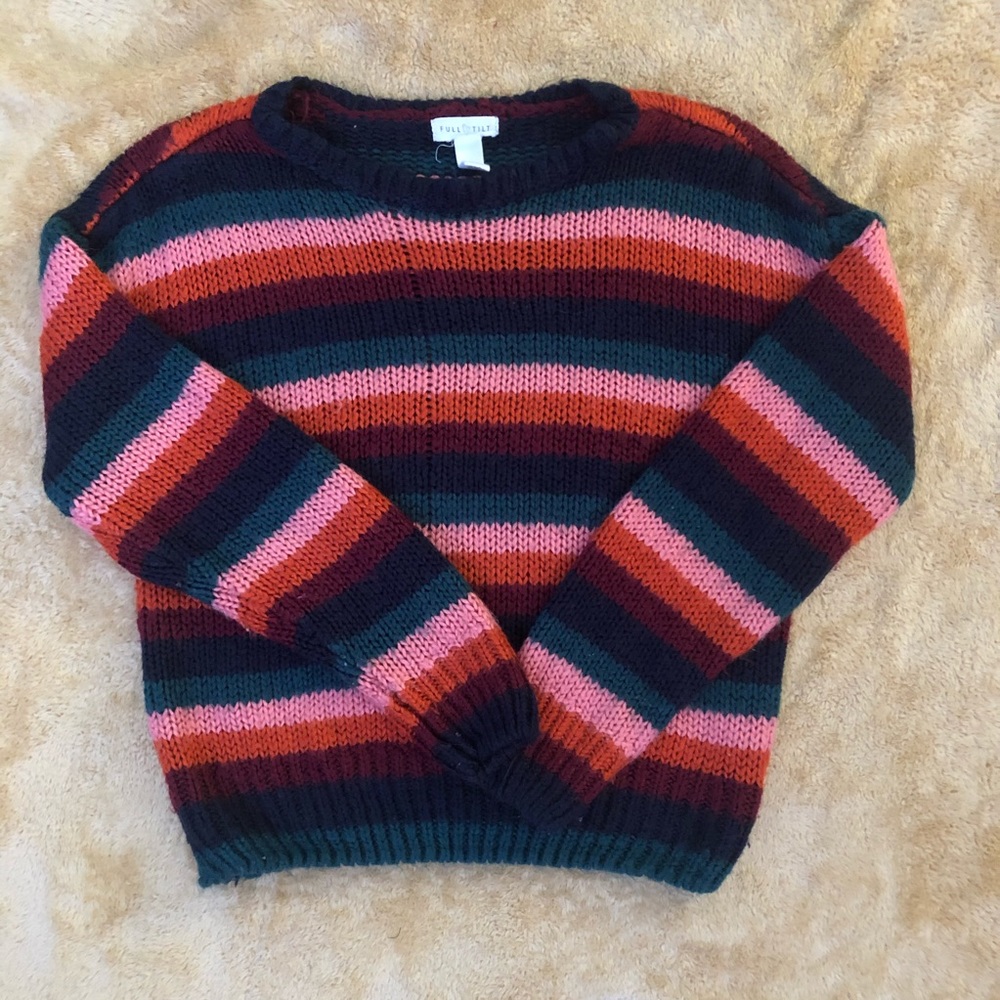 Striped Knit Sweater